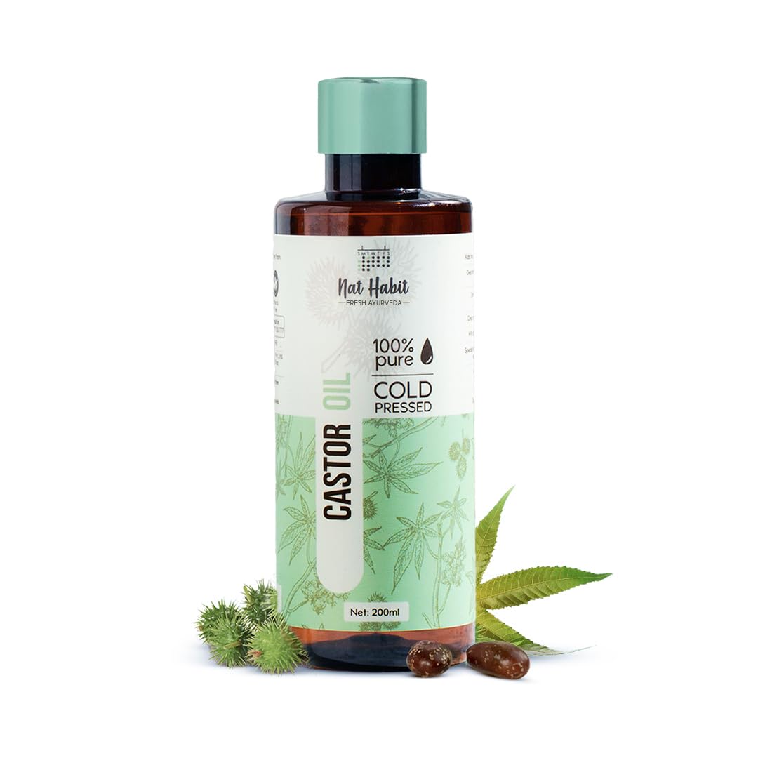 Nat Habit Cold Pressed 100% Pure Castor  - Image 1