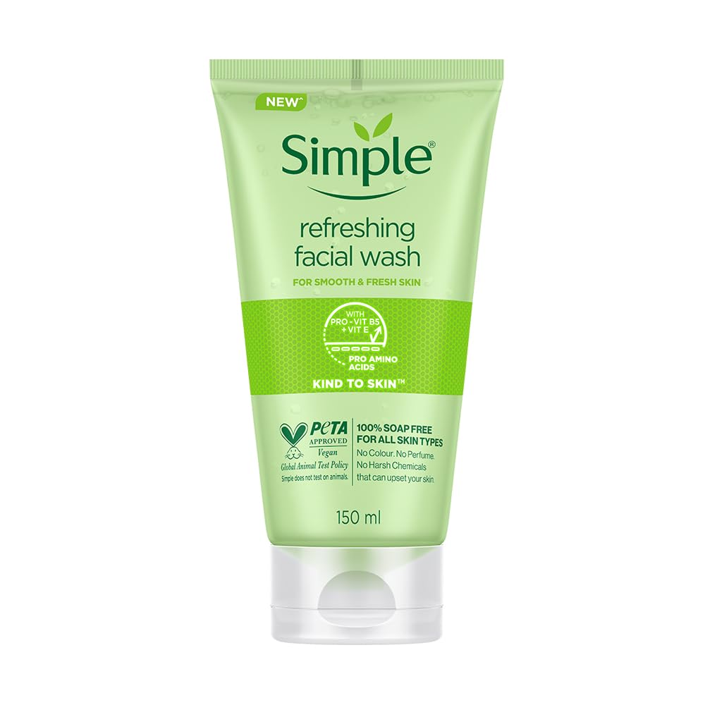 Simple Kind To Skin Refreshing Facial Wash 150 ml - Image 1