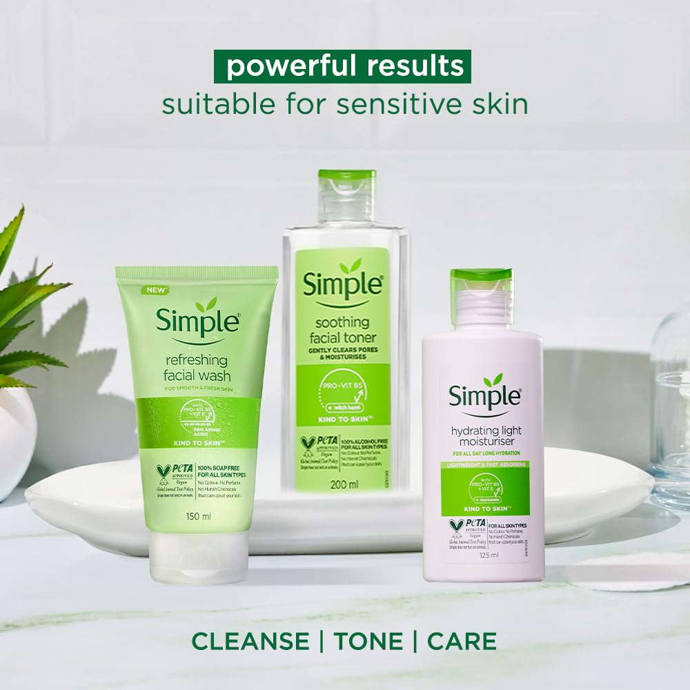 Simple Kind To Skin Refreshing Facial Wash 150 ml - Image 7
