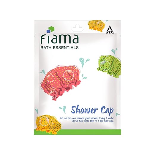 Fiama Bath Essentials Shower Cap, 1 Piece, Hair Cap for Bathing, Hair Protection - Image 1