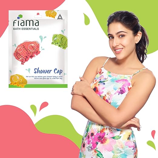 Fiama Bath Essentials Shower Cap, 1 Piece, Hair Cap for Bathing, Hair Protection - Image 2