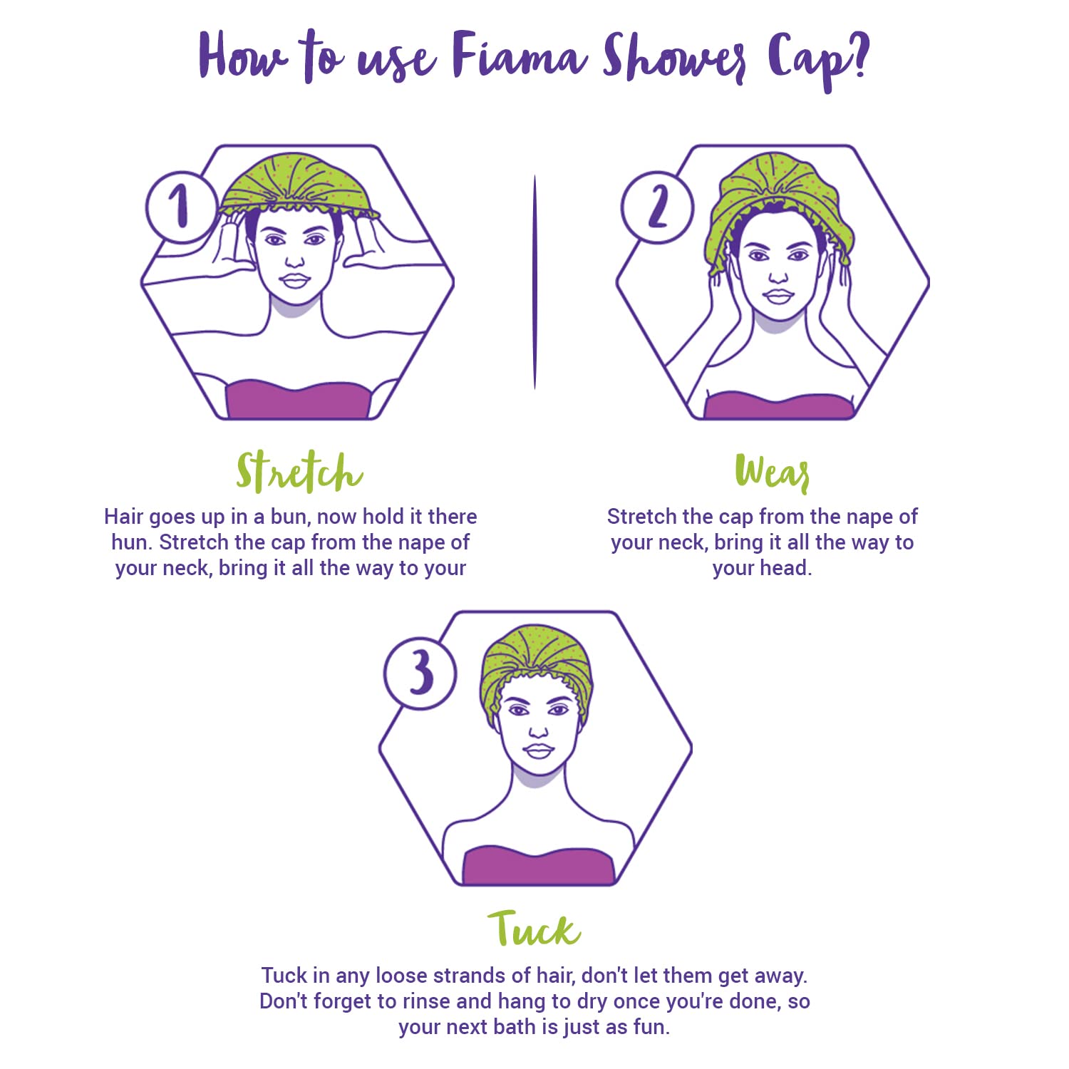 Fiama Bath Essentials Shower Cap, 1 Piece, Hair Cap for Bathing, Hair Protection - Image 6