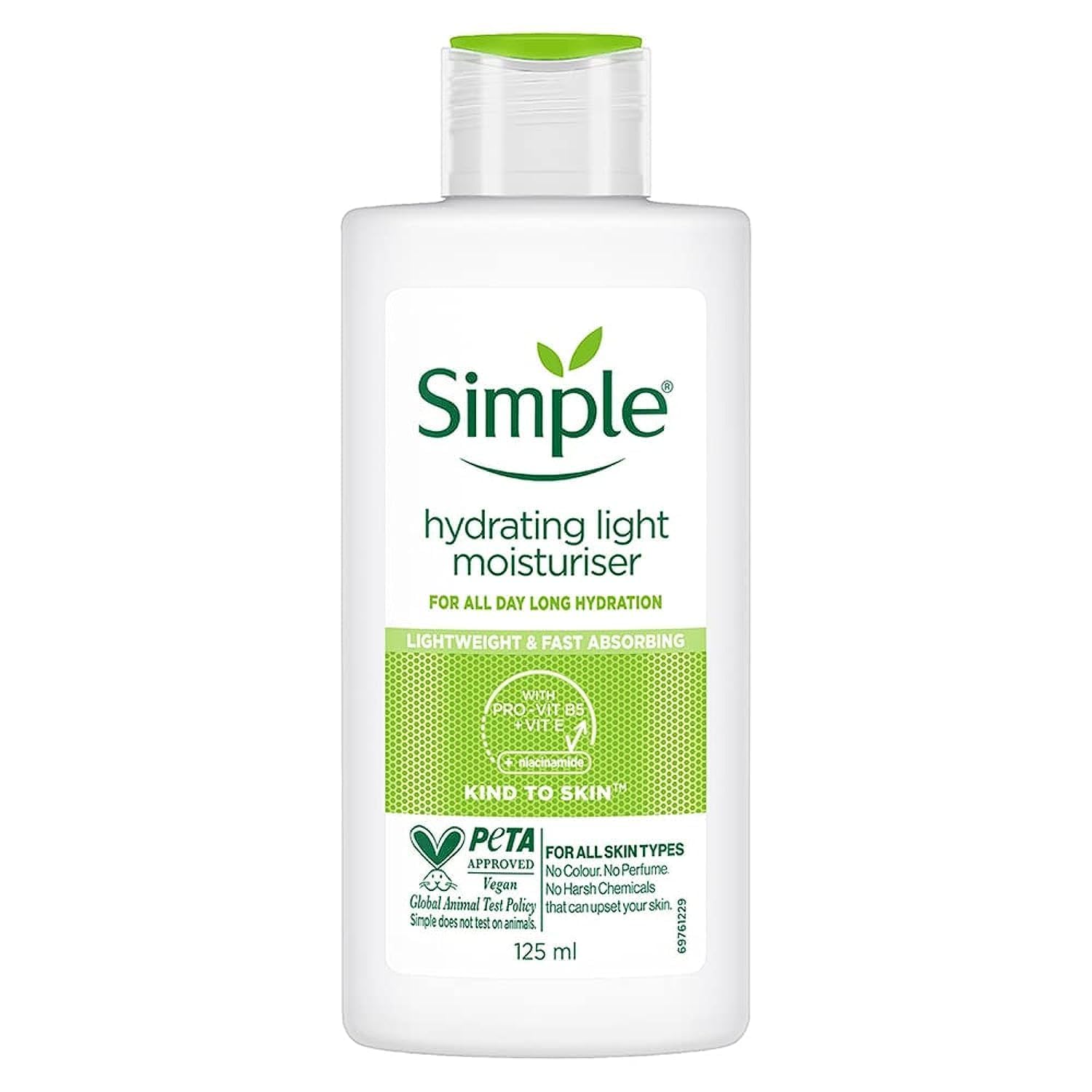 Simple Kind To Skin Hydrating Light Moisturiser Lotion 125ml  - Image 1