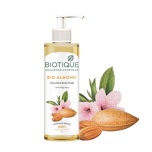 Biotique Almond Oil Ultra Rich Body Wash 200ml - Image 3