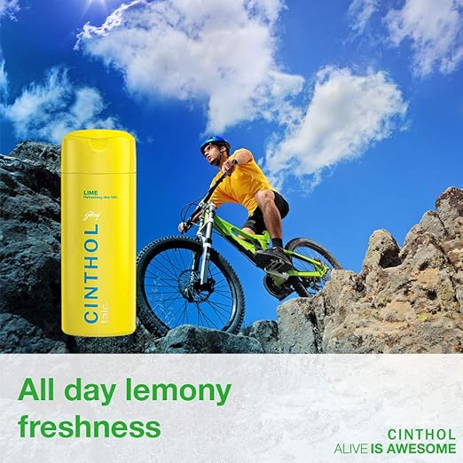 Cinthol Lime Refreshing deo Talc 300gm - Image 5