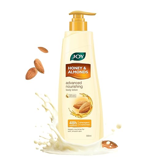 Joy Honey & Almonds Advanced Nourishing Lightweight Winter Body Lotion 500ml  - Image 1