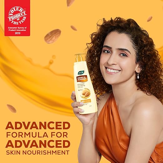 Joy Honey & Almonds Advanced Nourishing Lightweight Winter Body Lotion 500ml  - Image 3