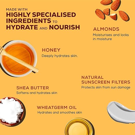 Joy Honey & Almonds Advanced Nourishing Lightweight Winter Body Lotion 500ml  - Image 4