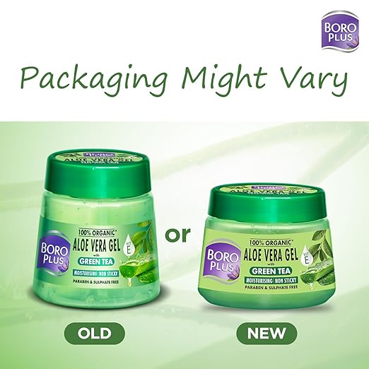 BOROPLUS Aloe Vera Gel with Green Tea & Vitamin E 200ml - Image 2