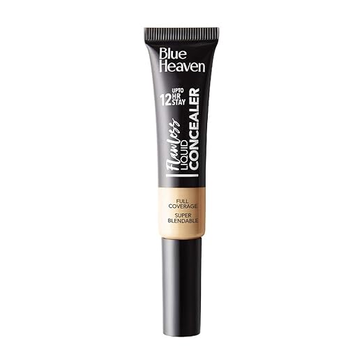 Blue Heaven Flawless liquid Concealer, 201, Cream, 16gm - Image 1