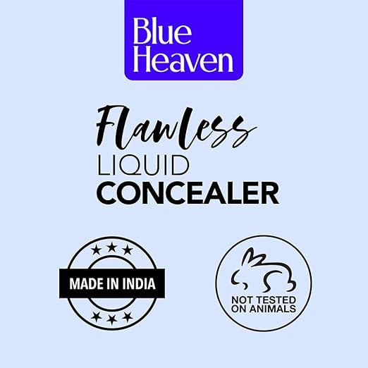 Blue Heaven Flawless liquid Concealer, 201, Cream, 16gm - Image 5