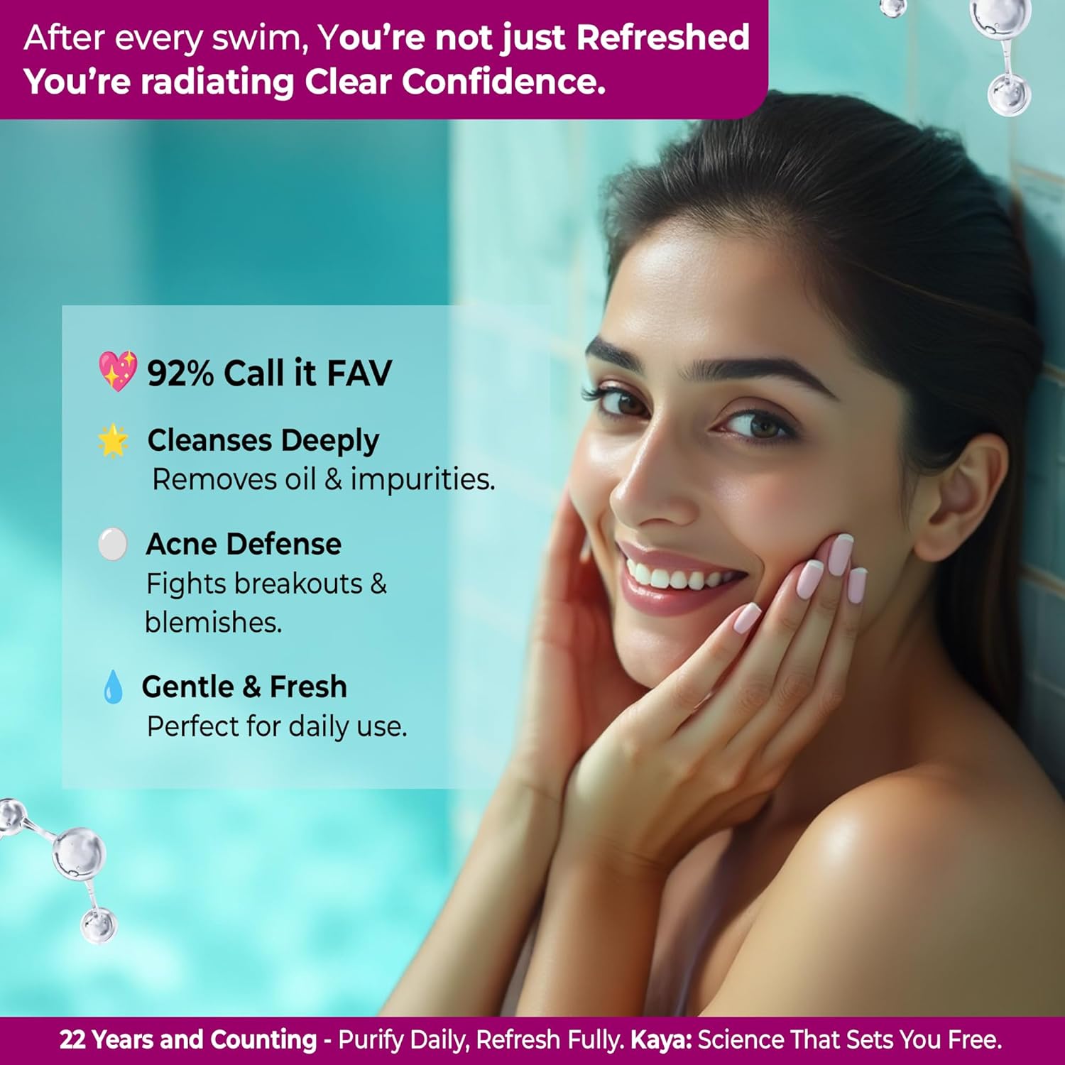 Kaya Acne Care Purifying Face Wash with Salicylic Acid - Image 4