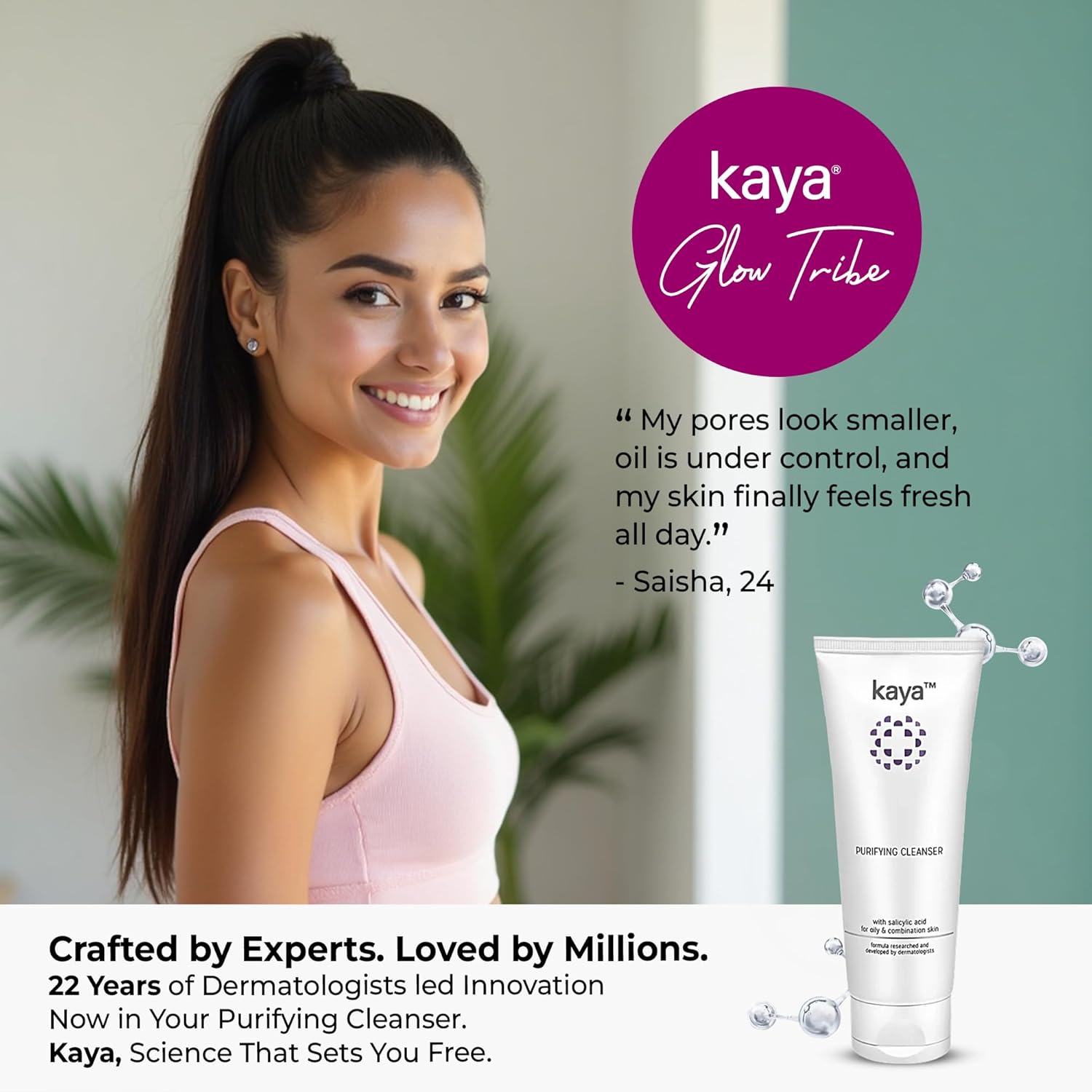 Kaya Acne Care Purifying Face Wash with Salicylic Acid - Image 7