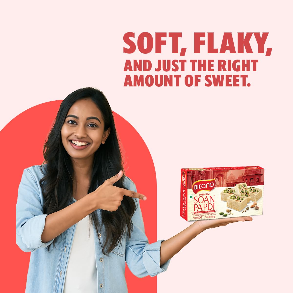 Bikano Soan Papdi Premium 500g - Image 3