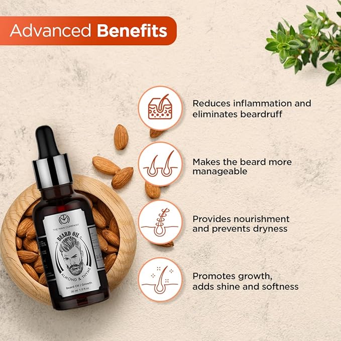 The Man Company Beard Oil for Growing Beard 30ml - Image 5