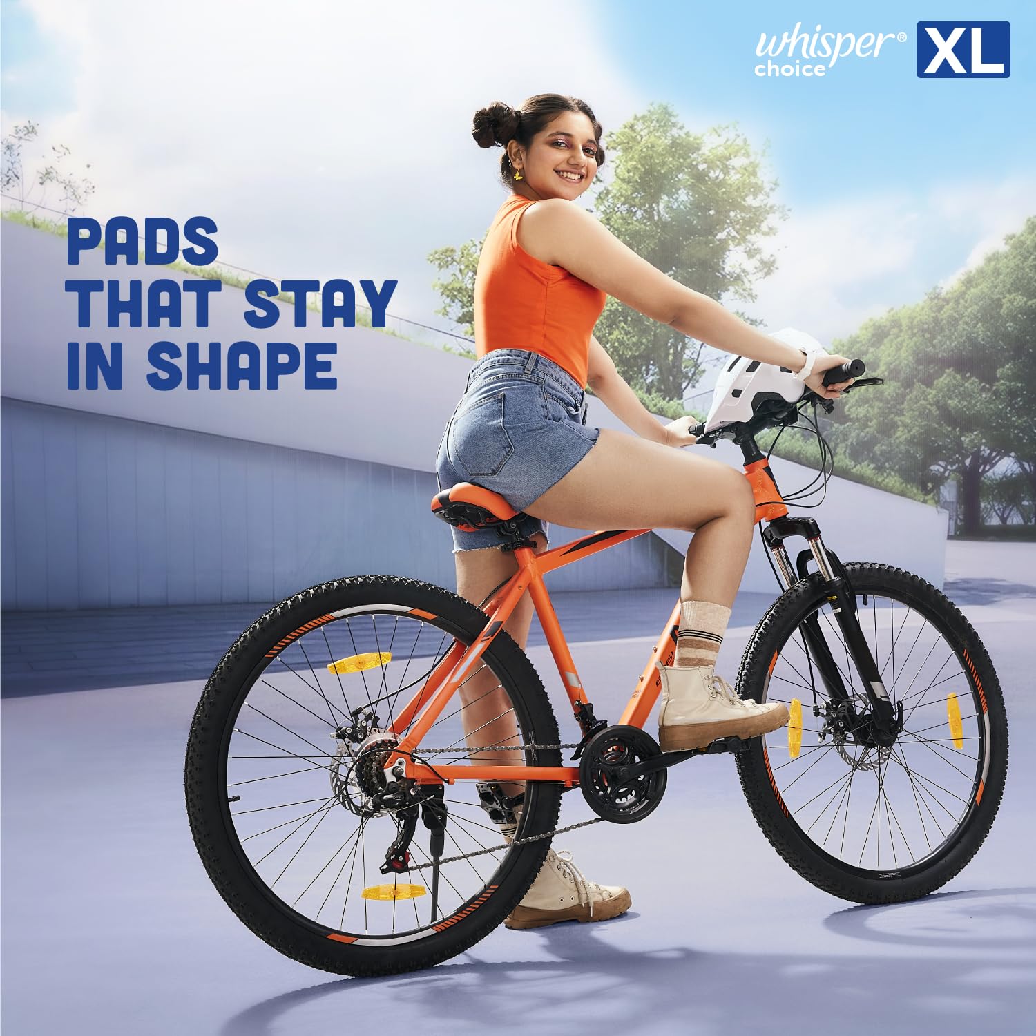 WHISPER CHOICE SANITARY PADS, 36 XL PADS - Image 7