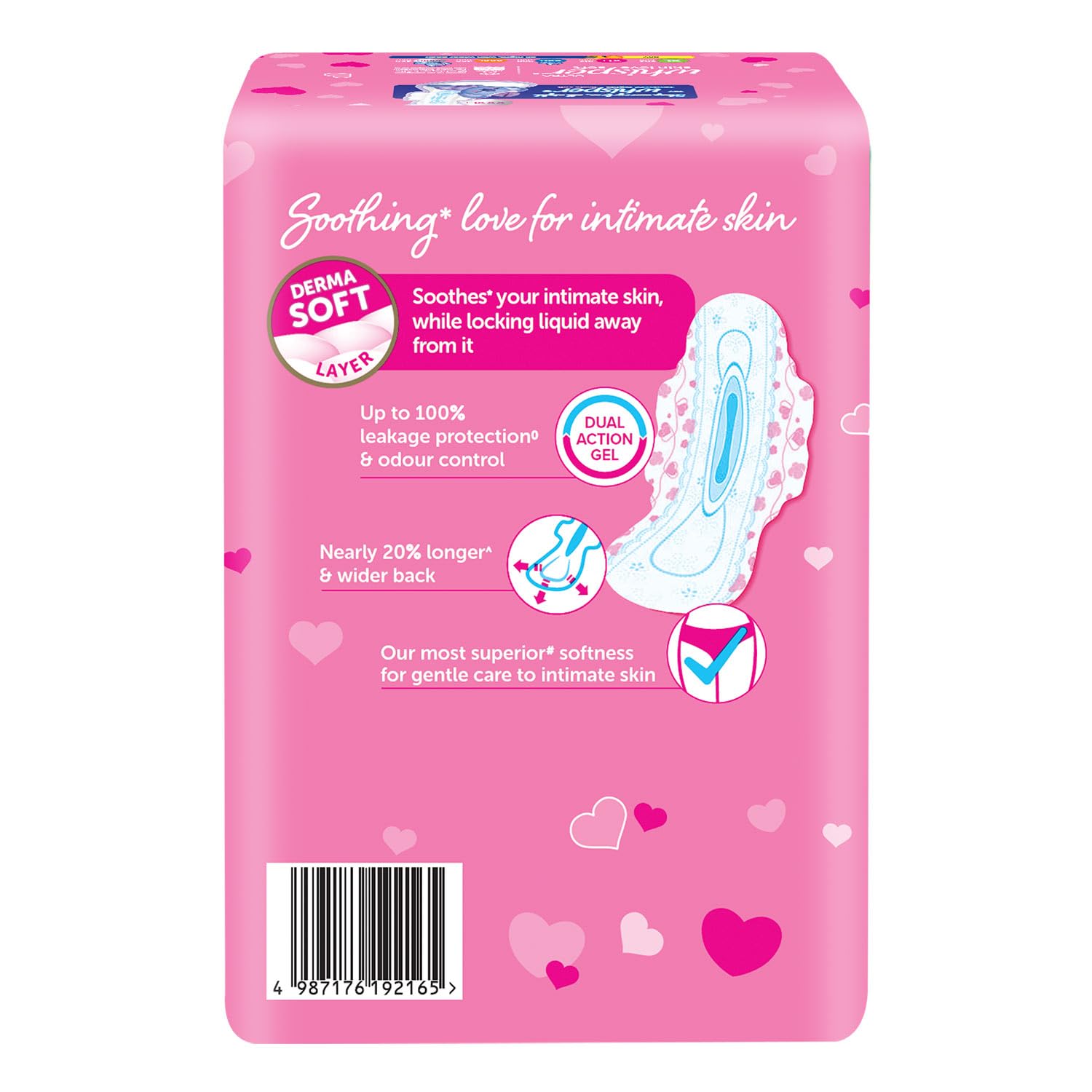 Whisper Ultra Softs Air Fresh Sanitary Pads for Women, XL 50 Napkins - Image 2