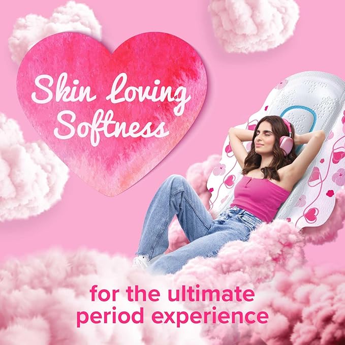 Whisper Ultra Softs Air Fresh Sanitary Pads for Women, XL 50 Napkins - Image 4