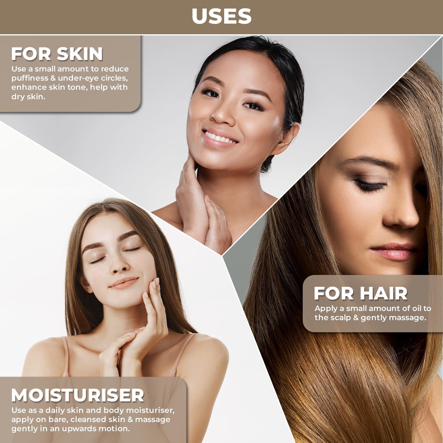 Plant Based Sweet Almond Oil for Skin, Hair, Nails & Body – Organic Cold Pressed Badam Oil - Image 5