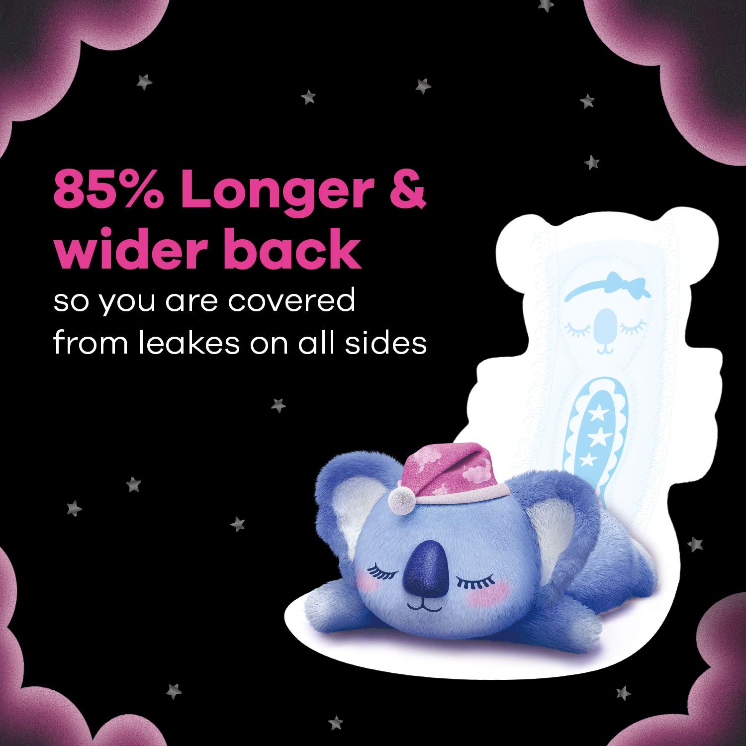 Whisper Ultra Night Sanitary Pads for Women, XXXL+ 8 Napkins - Image 6