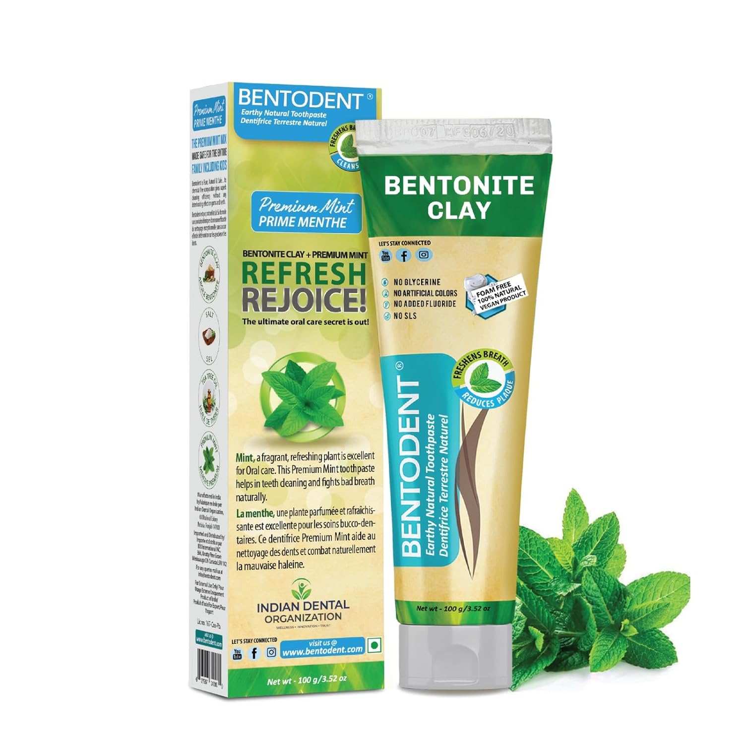 Bentodent Toothpaste - Natural Toothpaste  - Image 1