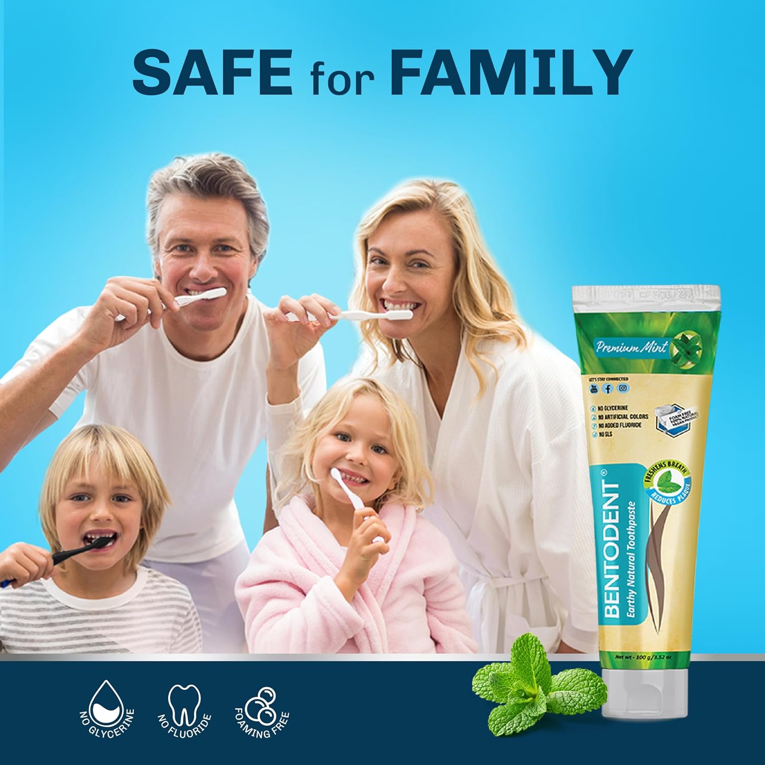 Bentodent Toothpaste - Natural Toothpaste  - Image 4