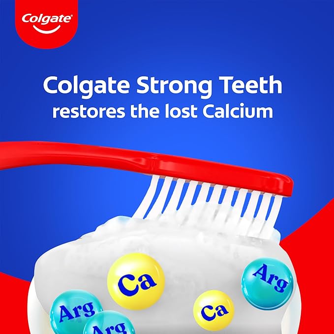 Colgate Strong Teeth 150g Cavity Protection, Colgate with Calcium Boost - Image 6