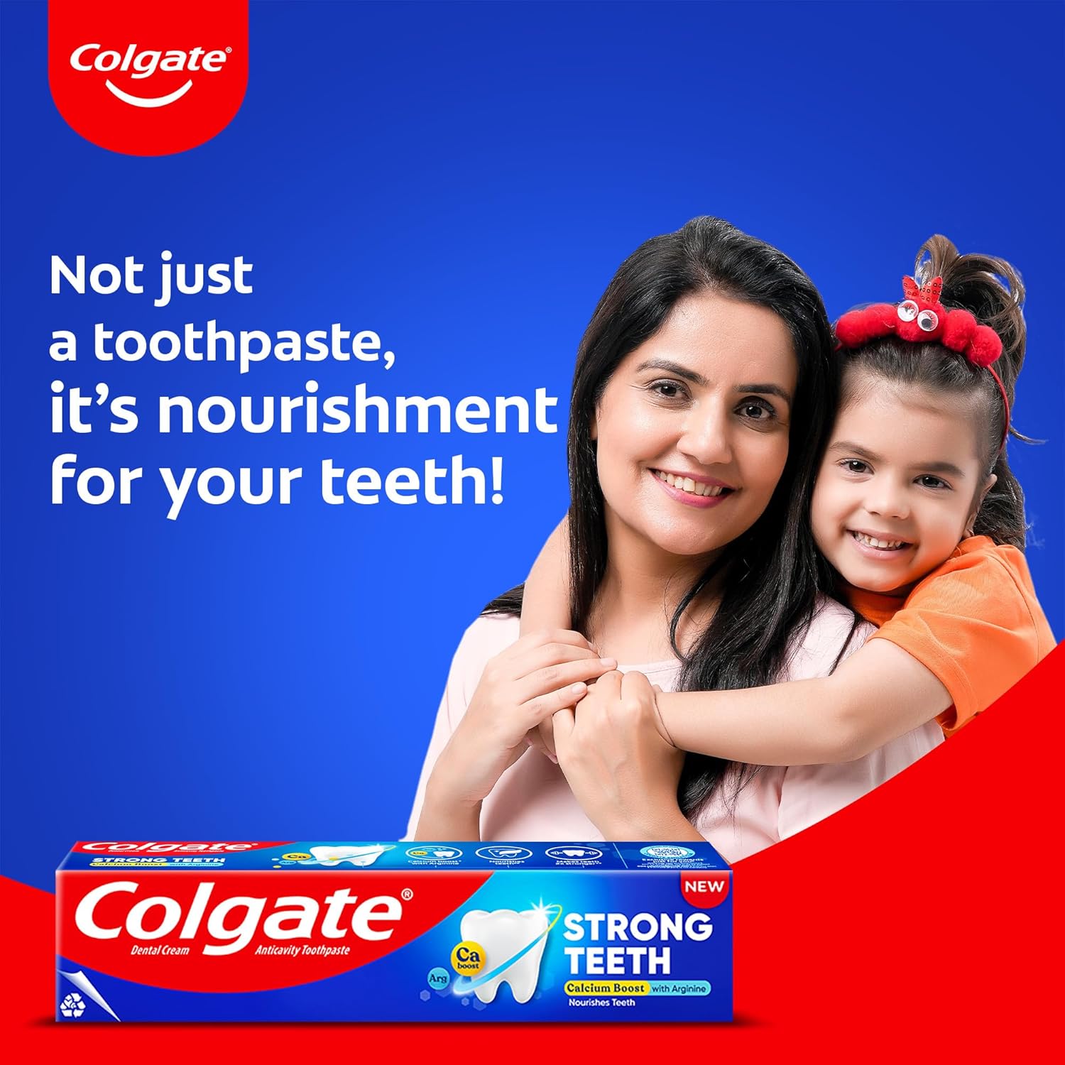 Colgate Strong Teeth 150g Cavity Protection, Colgate with Calcium Boost - Image 9
