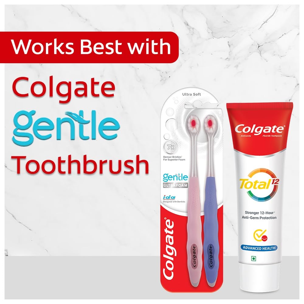 Colgate Total Whole Mouth Health, Antibacterial Cavity Protection Toothpaste, 120gm each, Pack of 2 - Image 10