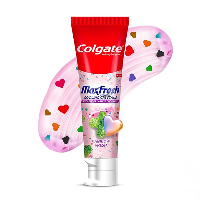 Colgate MaxFresh Rainbow Fresh Gel Toothpaste, 100g - Image 1