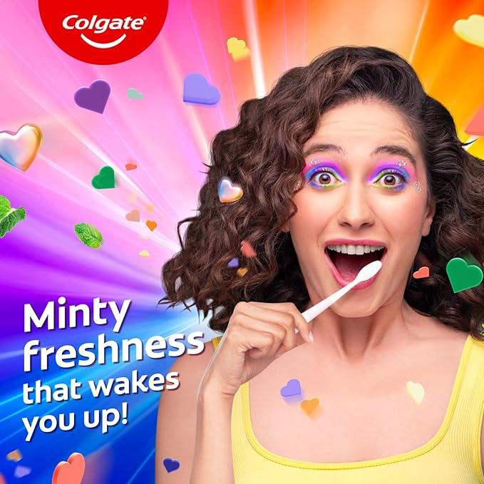 Colgate MaxFresh Rainbow Fresh Gel Toothpaste, 100g - Image 3