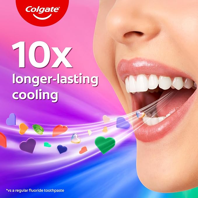 Colgate MaxFresh Rainbow Fresh Gel Toothpaste, 100g - Image 6