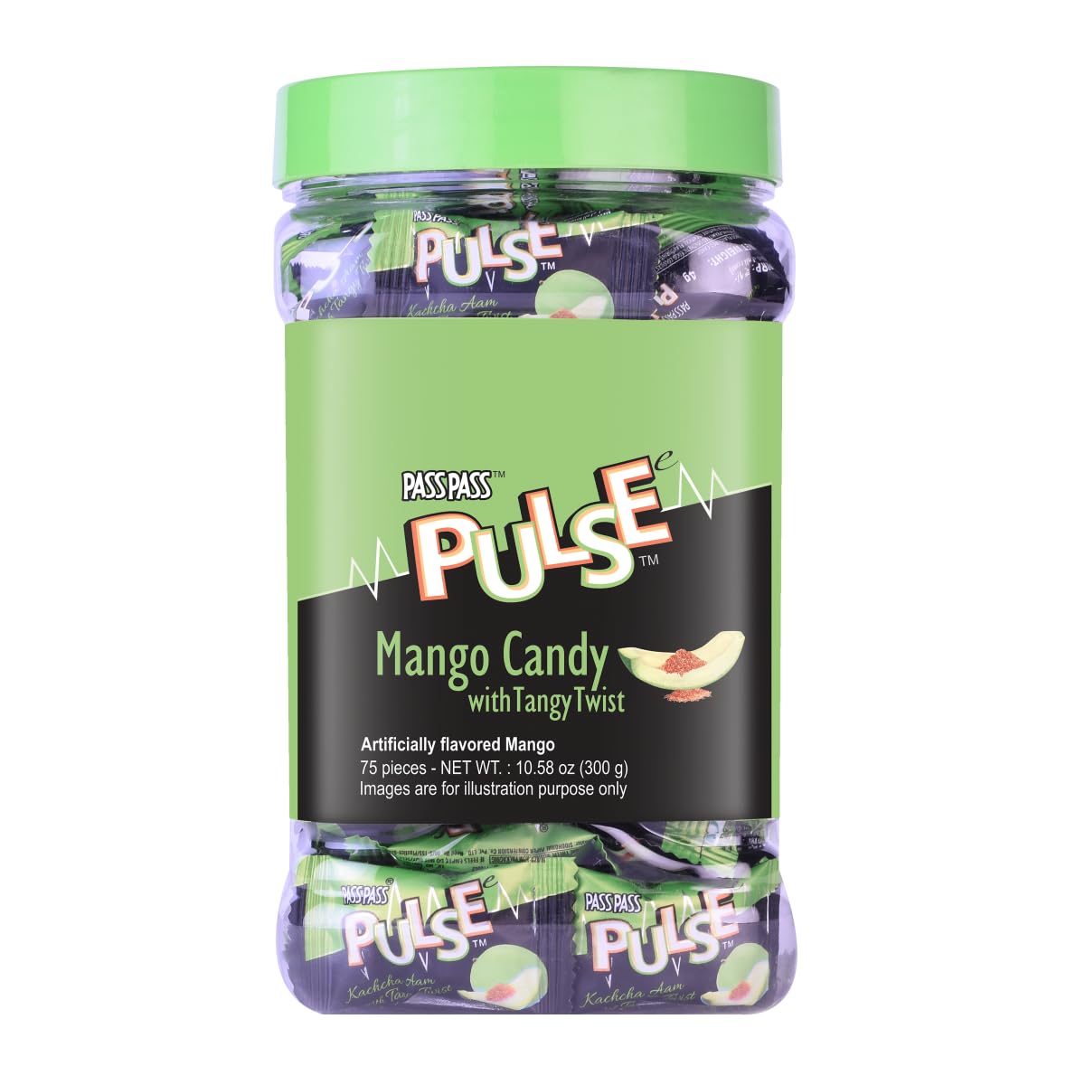 Pulse Kachcha Aam Candy , 190gram / 209gram (Weight May Vary), Mango - Image 1