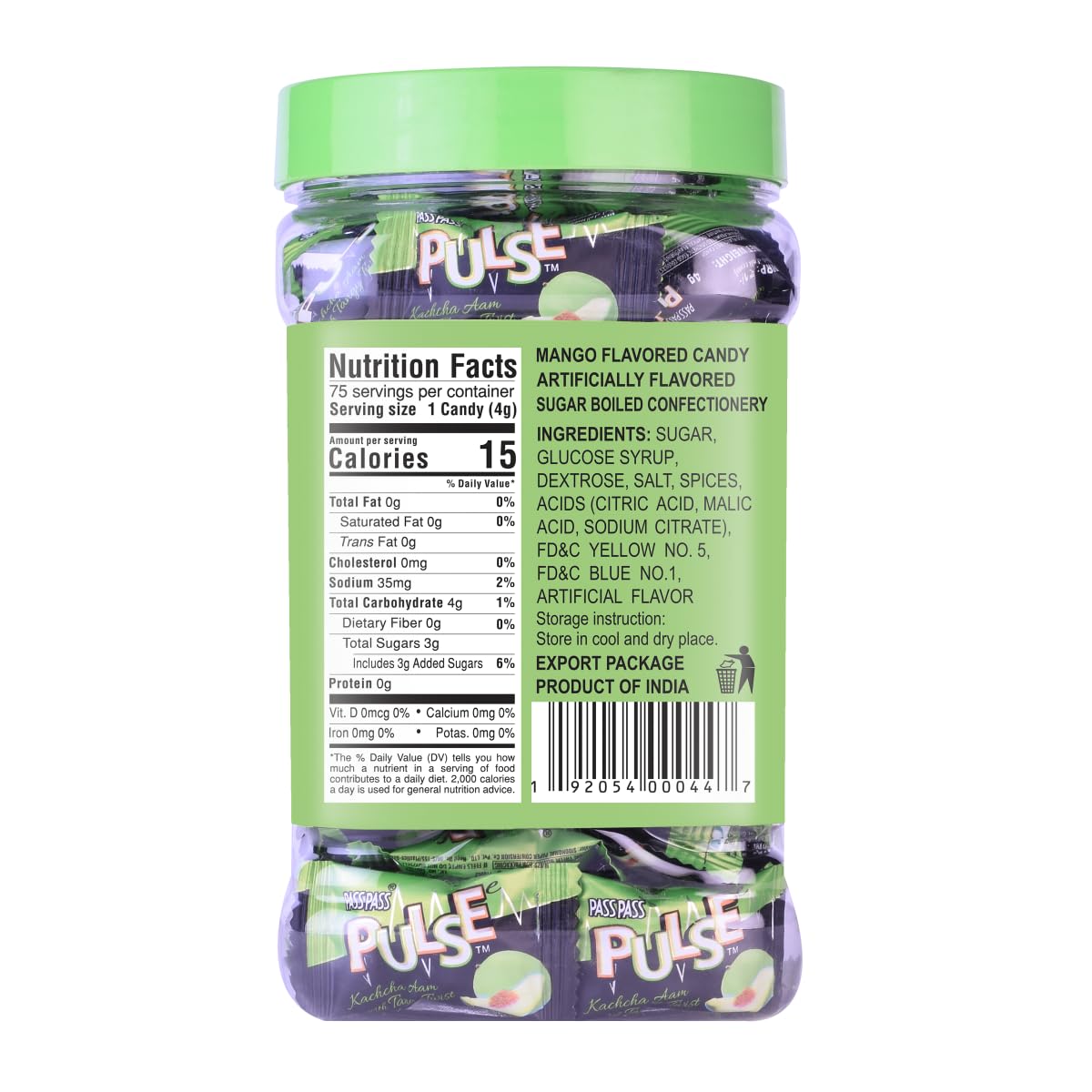 Pulse Kachcha Aam Candy , 190gram / 209gram (Weight May Vary), Mango - Image 2