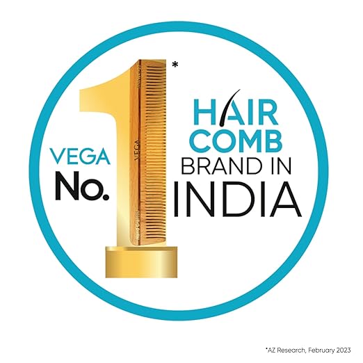 Vega Handcrafted Graduated Dressing Comb for Men & Women - Image 2