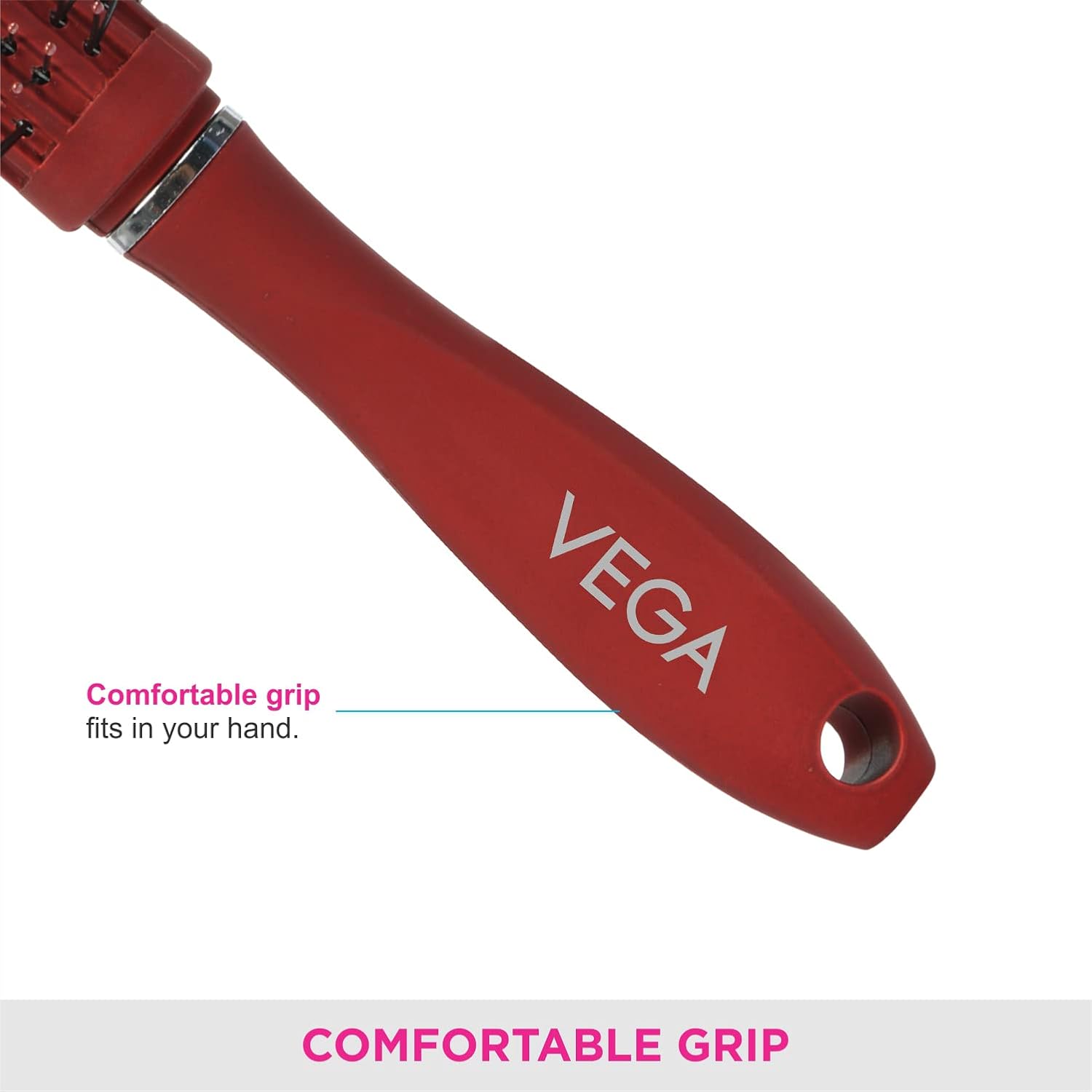 Vega Premium Collection Hair Brush - Round & Curl - Image 5