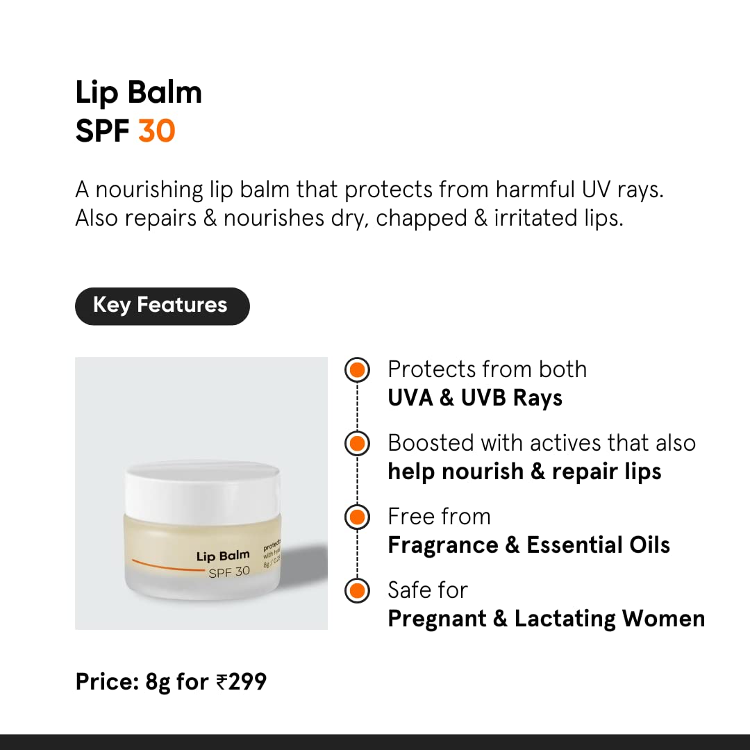 Minimalist Spf 30 Lip Balm With Ceramides & Hyaluronic Acid | Lip Protection & Nourishment - Image 2