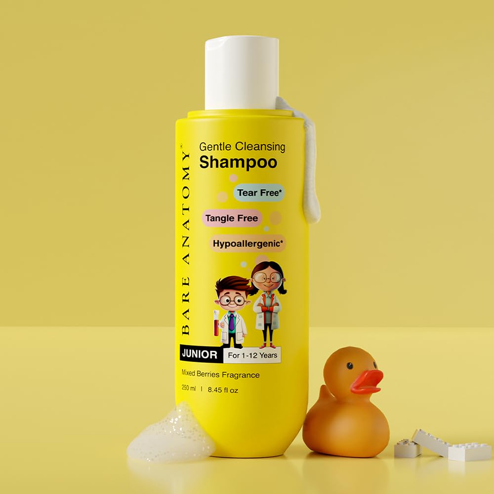 Bare Anatomy Junior Gentle Cleansing Shampoo For Kids from 1-12 Years - Image 2