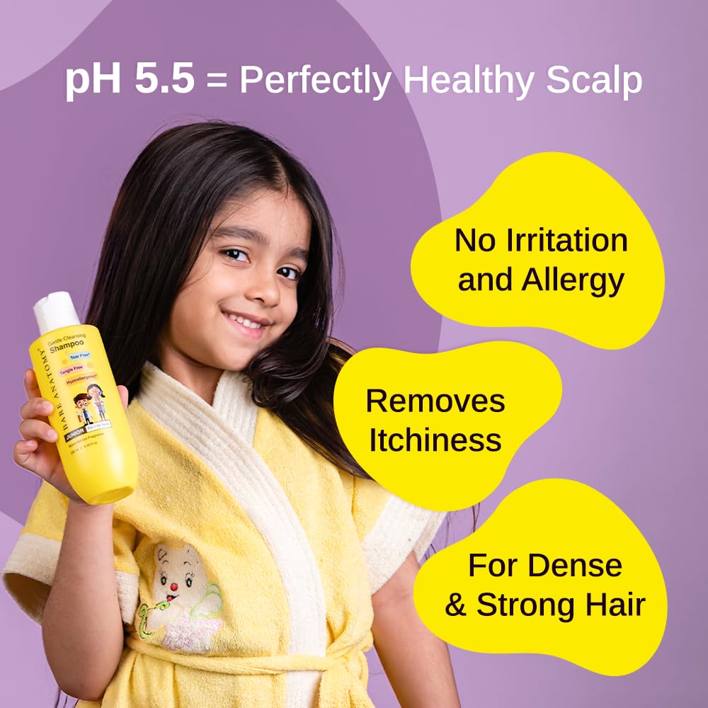 Bare Anatomy Junior Gentle Cleansing Shampoo For Kids from 1-12 Years - Image 8
