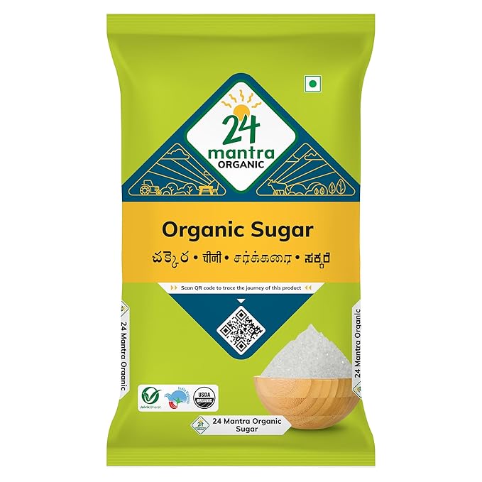 24 Mantra Organic Sugar/Chini/Chekkara - 500gms - Image 1