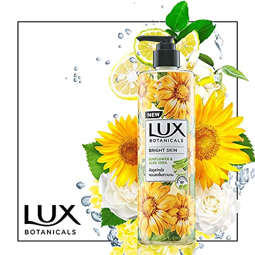 Lux Botanicals Body Wash, Sunflower & Aloe Vera, Shower Gel for Women - 450ML - Image 7