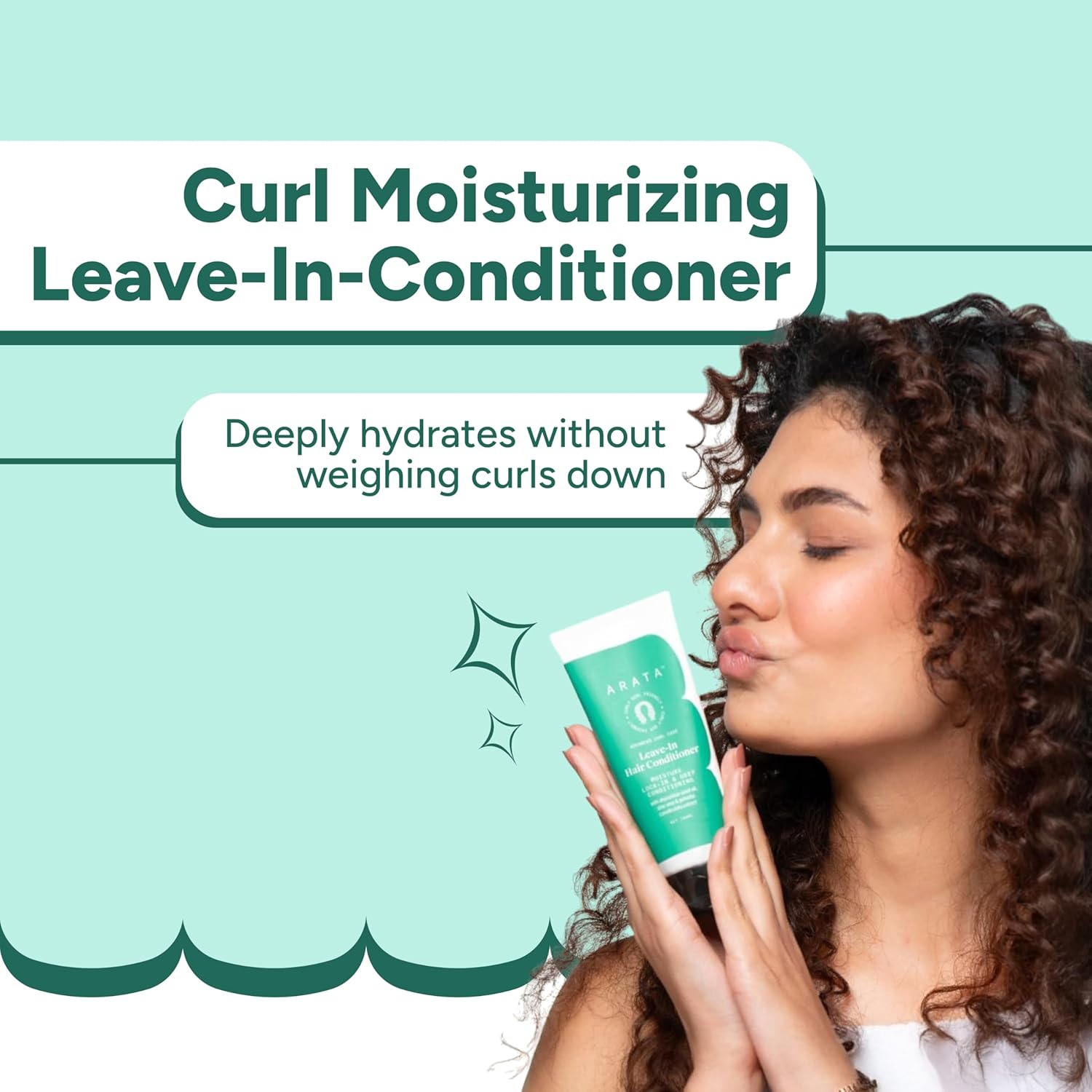 Arata Curl Leave-In Conditioner For Dry, Frizzy, Wavy, Curly Hair - Image 5