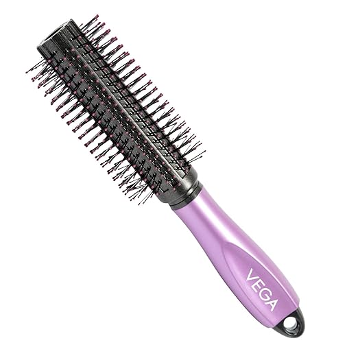 VEGA Round Brush With Cleaner, black - Image 1