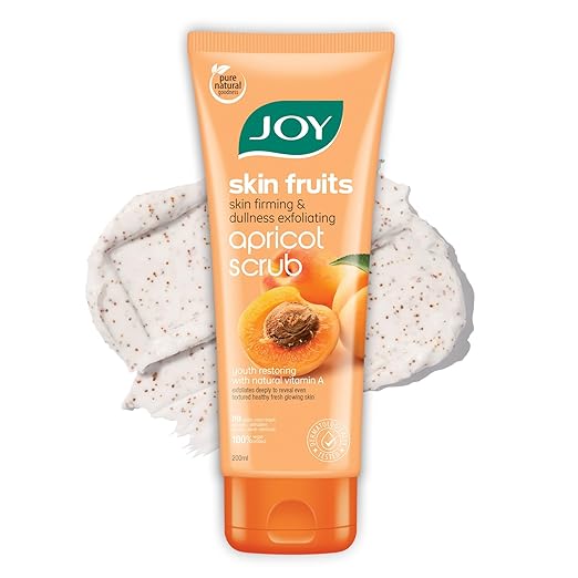 Joy Apricot & Walnut Face & Body Scrub for Blackheads Removal (200gm)  - Image 1