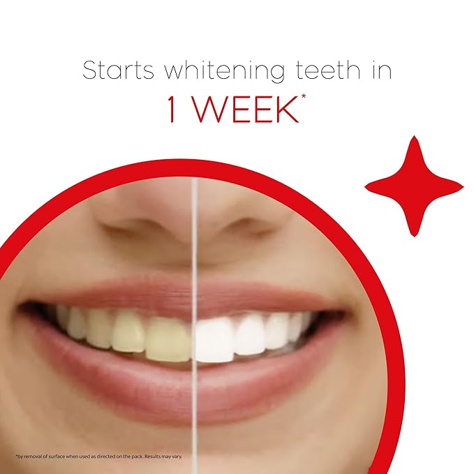 Colgate Visible White, teeth whitening Toothpaste with sparkling mint - 200gm - Image 2