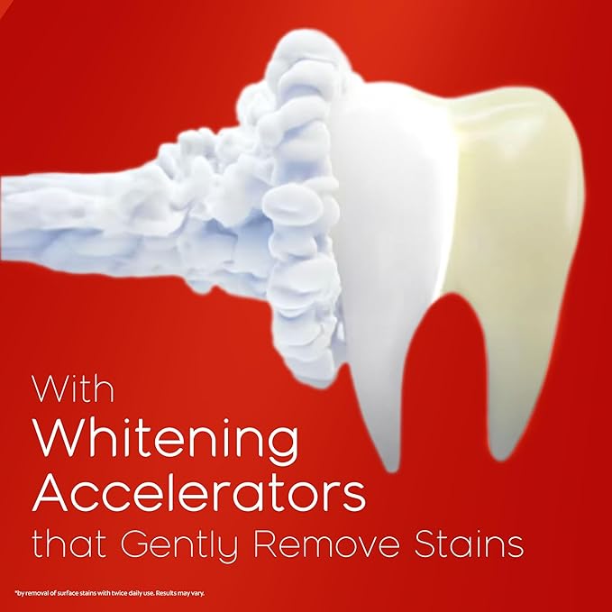 Colgate Visible White, teeth whitening Toothpaste with sparkling mint - 200gm - Image 3