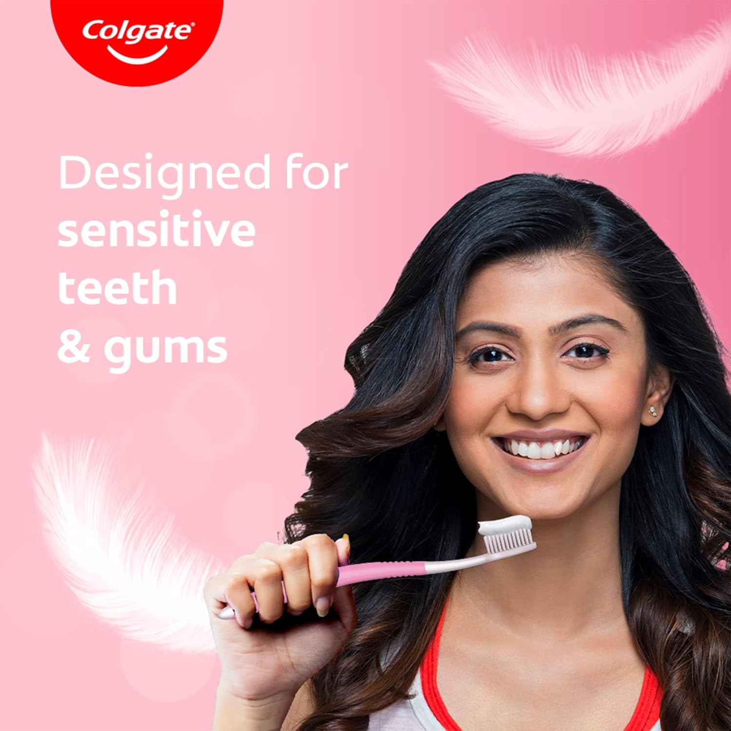 Colgate Sensitive+ Ultra Soft (1.2X softer bristles) Manual Toothbrush Designed for Sensitive Teeth  - Image 5