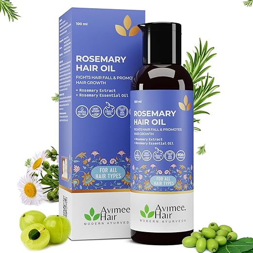 Avimee Herbal Rosemary Hair Oil - 100 ML - Image 1