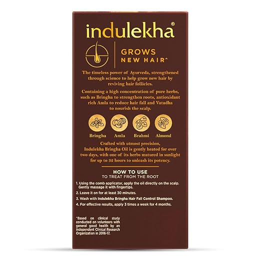 Indulekha Bringha Ayurvedic Hair Oil 100 ml - Image 2