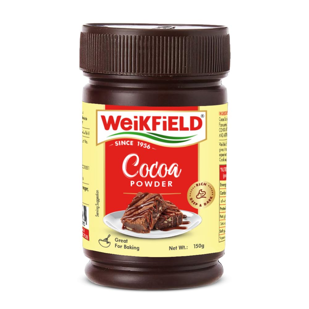 Weikfield Cocoa Powder | Low Fat Rich & Decadent Pure Cocoa Powder - Image 1